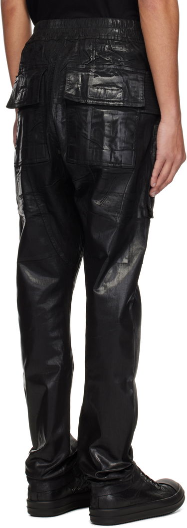 Cargo nohavice Rick Owens DRKSHDW Hollywood Creatch Denim Cargo Pants Čierna | DU01E3376 SCF, 2