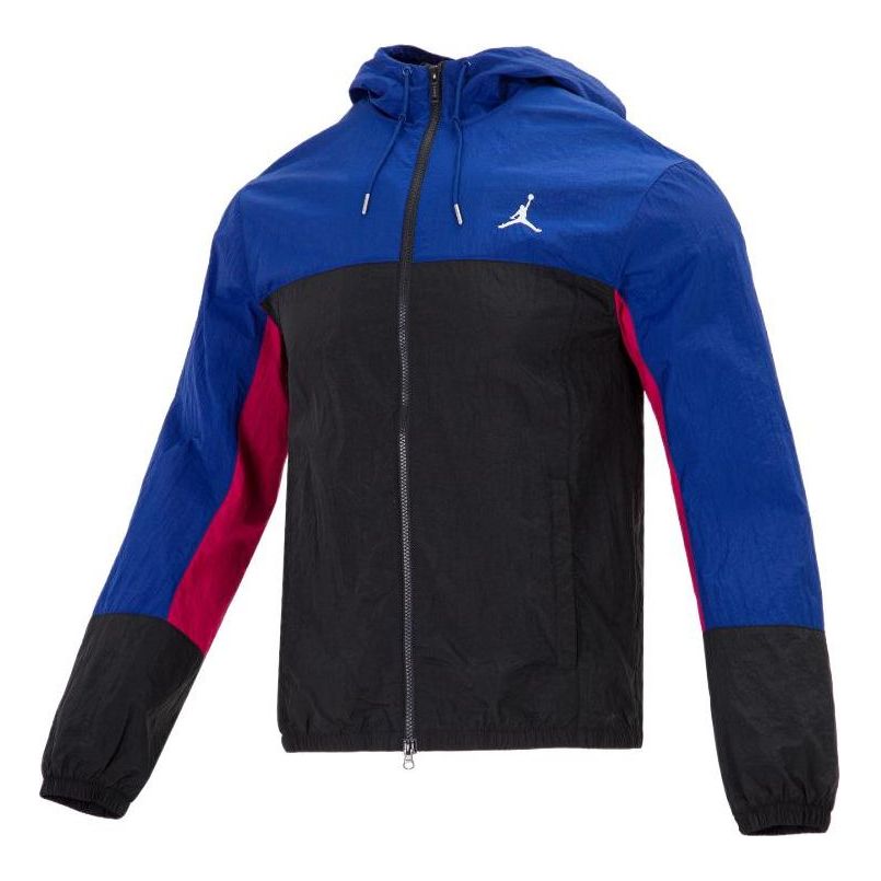 Vetrovka Jordan Jordan Colorblock Hooded Jacket Rôznofarebný | DJ0253-455