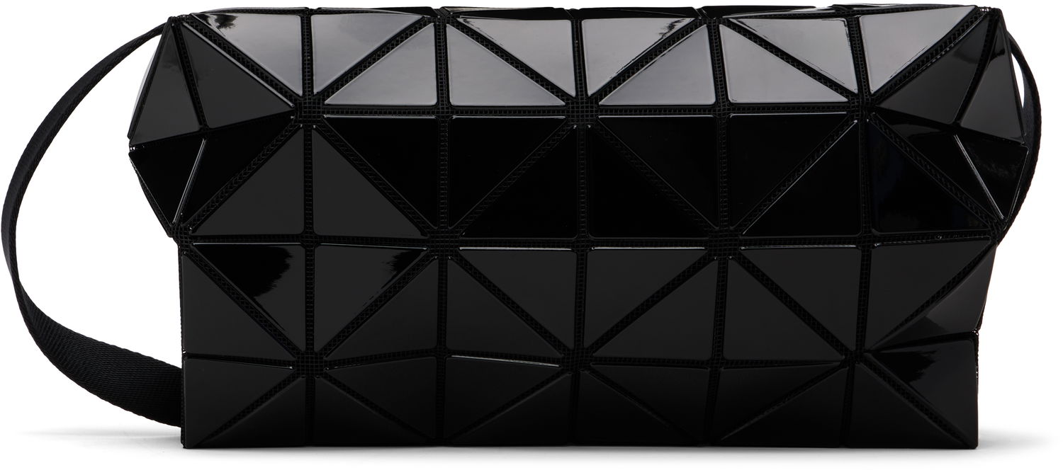 Taška cez rameno BAO BAO ISSEY MIYAKE Glossy Triangular Panel Carton Shoulder Bag Čierna | BB58AG422, 0