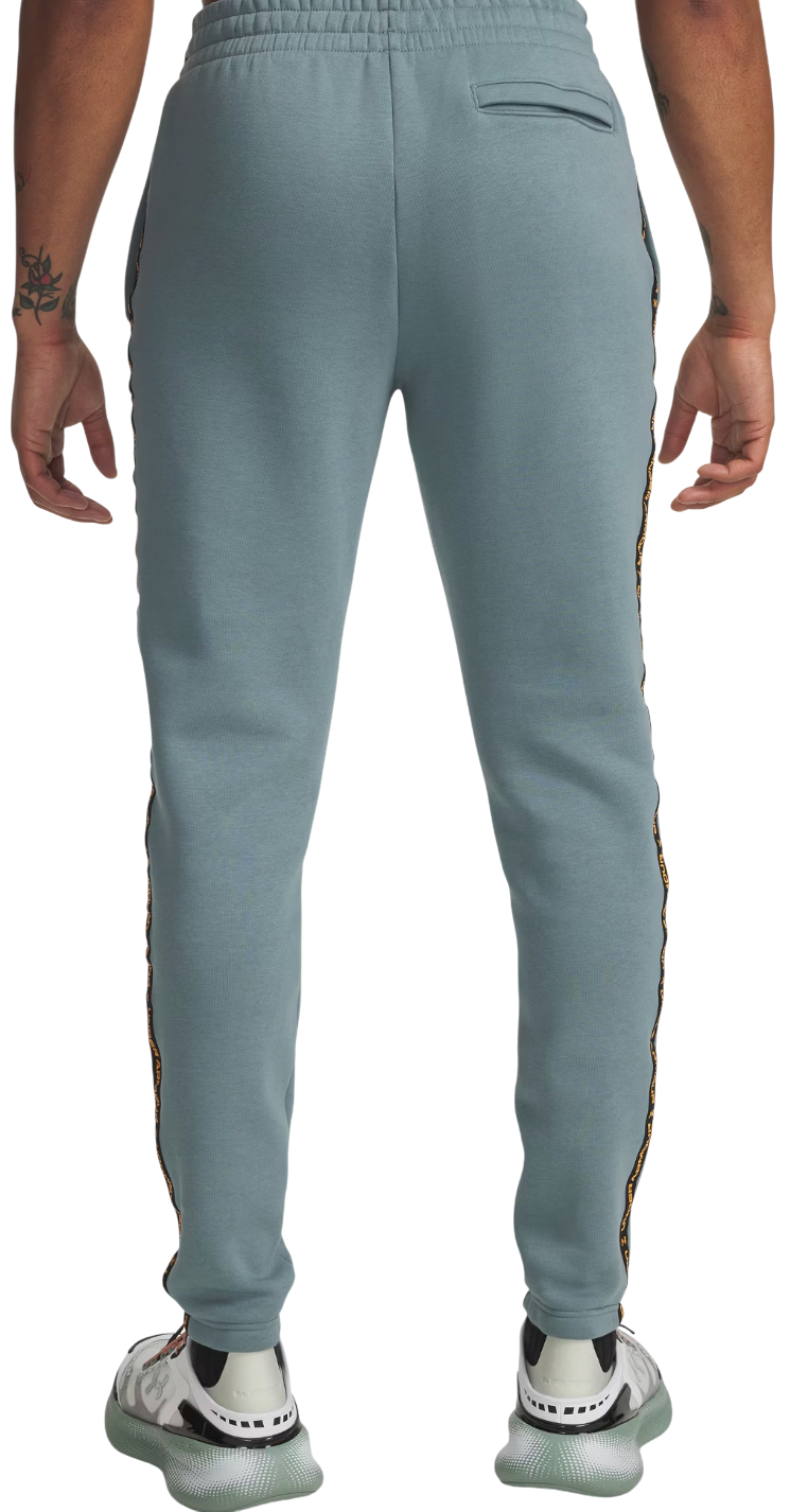 Tepláky Under Armour Icon Fleece Jogger Taping Tyrkysová | 1389358-587, 1
