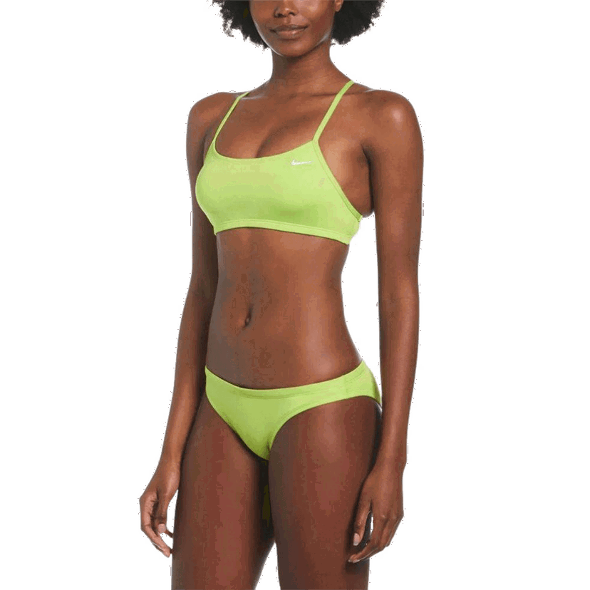 Plavky Nike Racerback Bikini Set Zelené | NESSA211-312