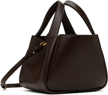 Tote bag Stella McCartney Stella McCartney Logo Crossbody Double Handle Bag Hnedá | 7B0081W8542, 2