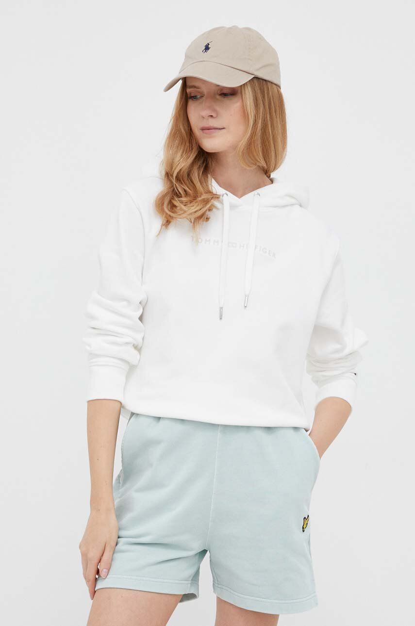 Mikina Tommy Hilfiger Hoodie Biela | WW0WW38856, 0
