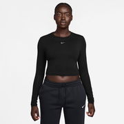 Sportswear Chill Knit Slim Long-Sleeve Cropped Top
