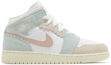 Tenisky a topánky Jordan Air Jordan 1 Mid SE Pink Oxford (GS) Biela | DZ5361-100, 0