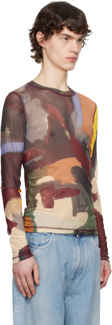 Tričko JW Anderson JW Anderson Abstract Print Mesh T-Shirt Rôznofarebný | JO0234-PG1723, 1