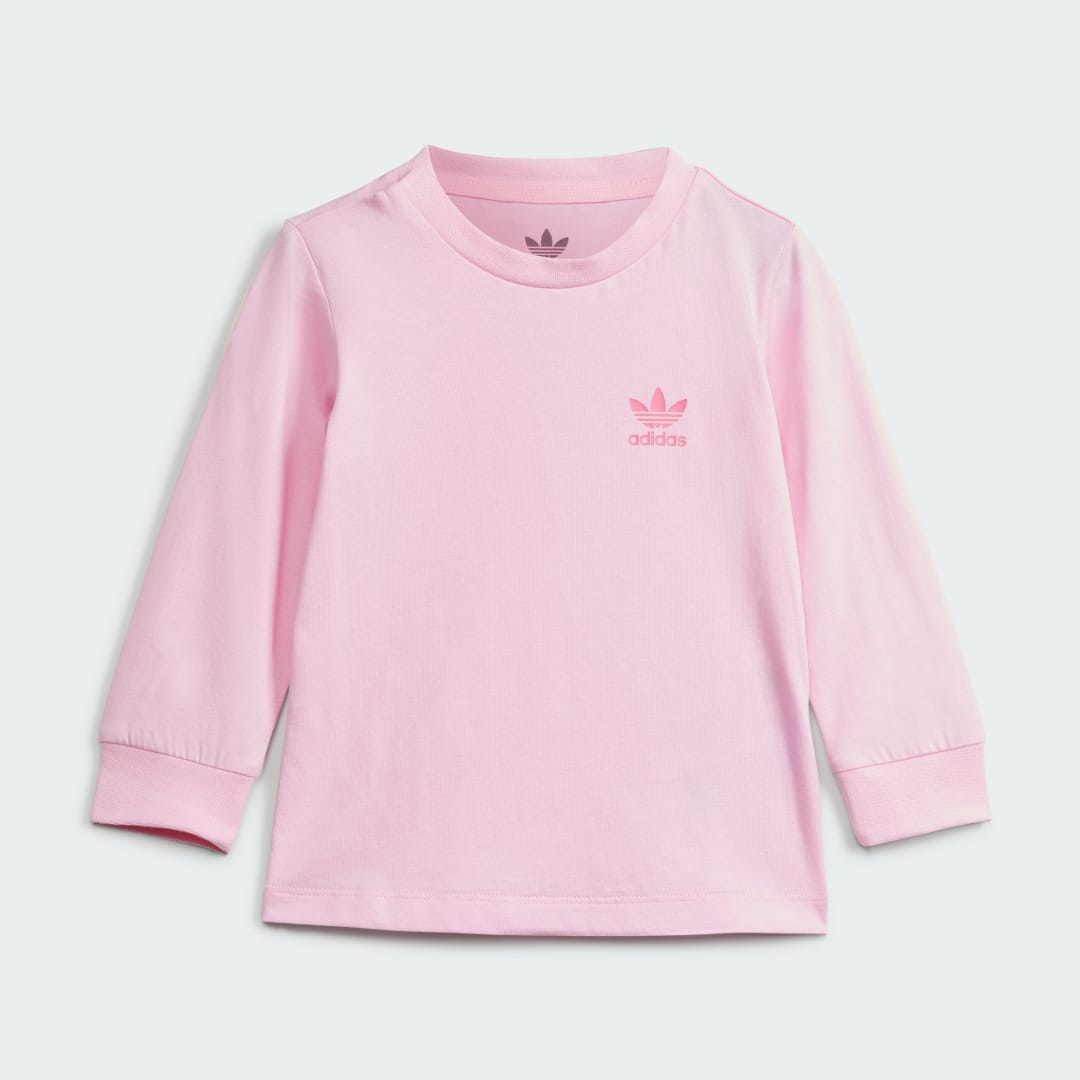 Tričko adidas Performance Long Sleeve T-Shirt Ružová | IP0569, 0
