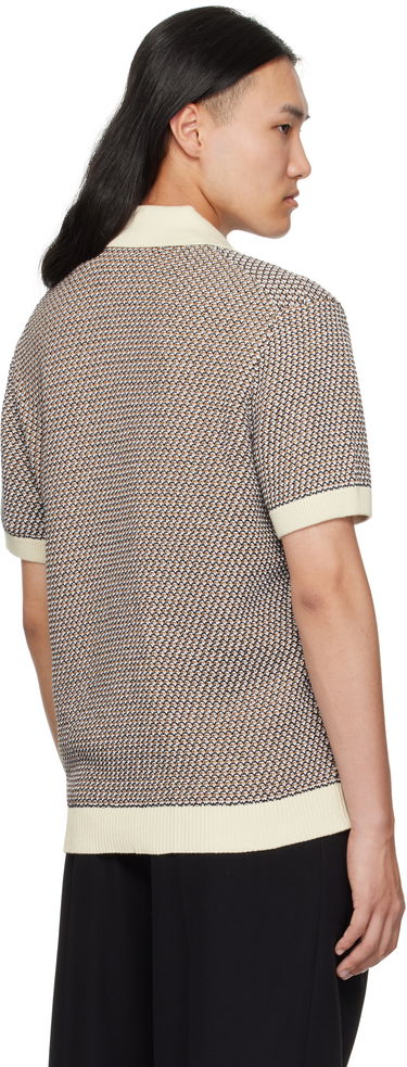 Sveter BOSS Regular-Fit Knitted Cotton Cardigan Béžová | 50543163, 3