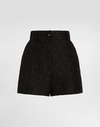Dolce & Gabbana Quilted Floral Jacquard Shorts
