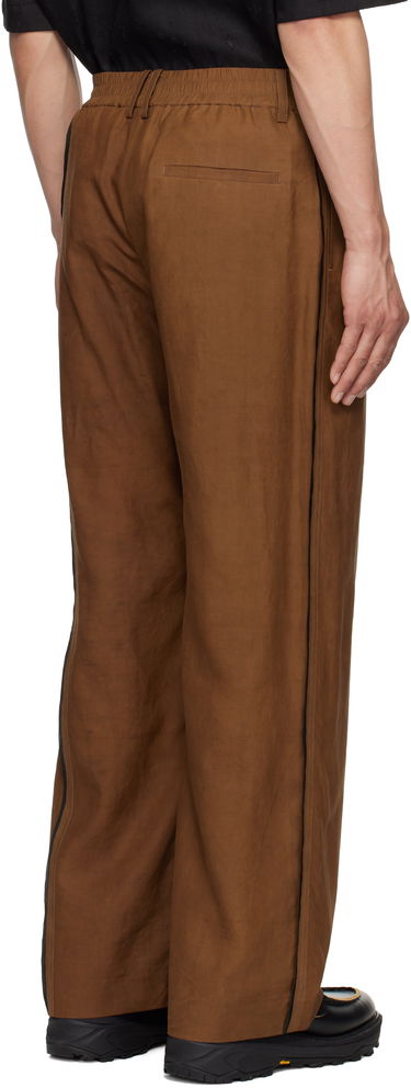 Nohavice Feng Chen Wang Feng Chen Wang Silk Trousers Hnedá | FENG19TR16, 2