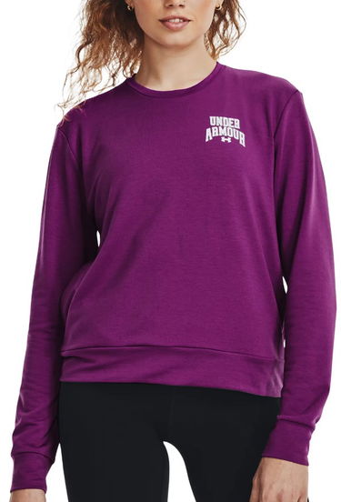 Mikina Under Armour Rival Terry Graphic Crewneck Fialová | 1379477-573, 0