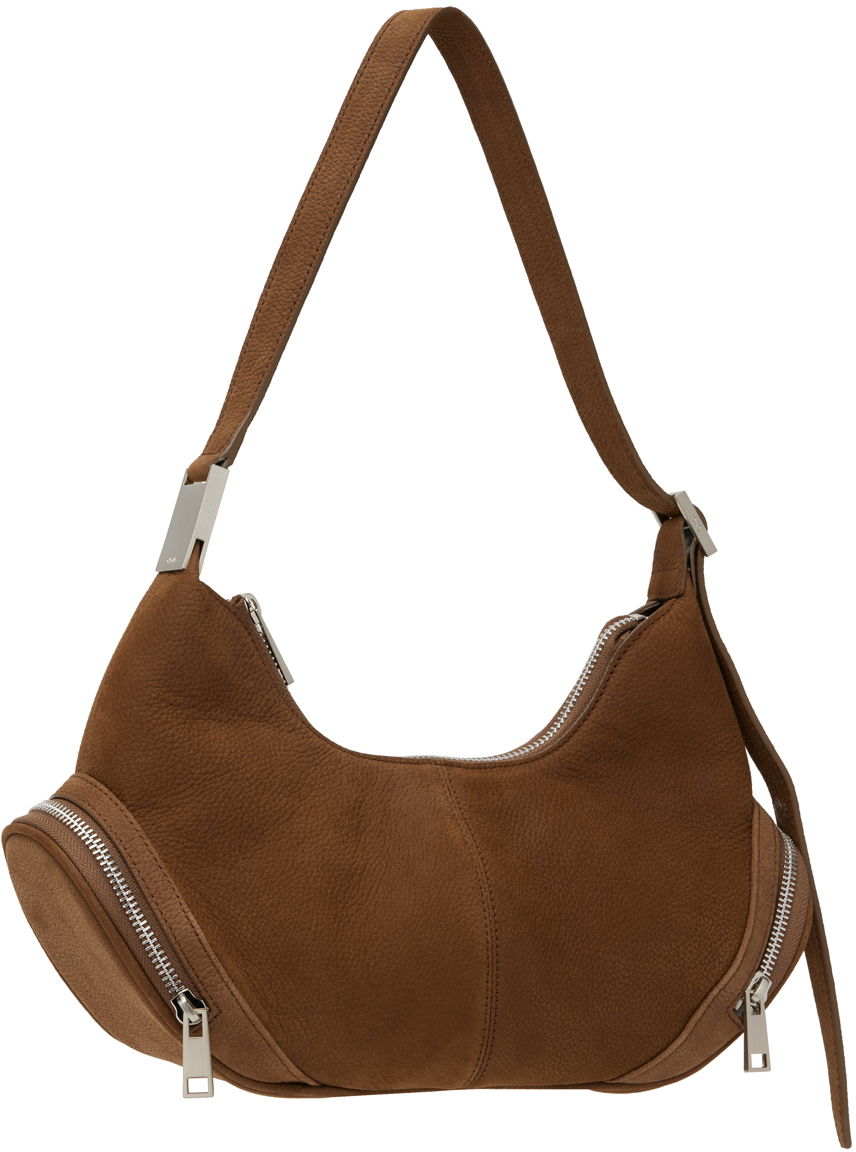Taška cez rameno OSOI Suede Shoulder Bag Hnedá | 24FWB03013048, 1