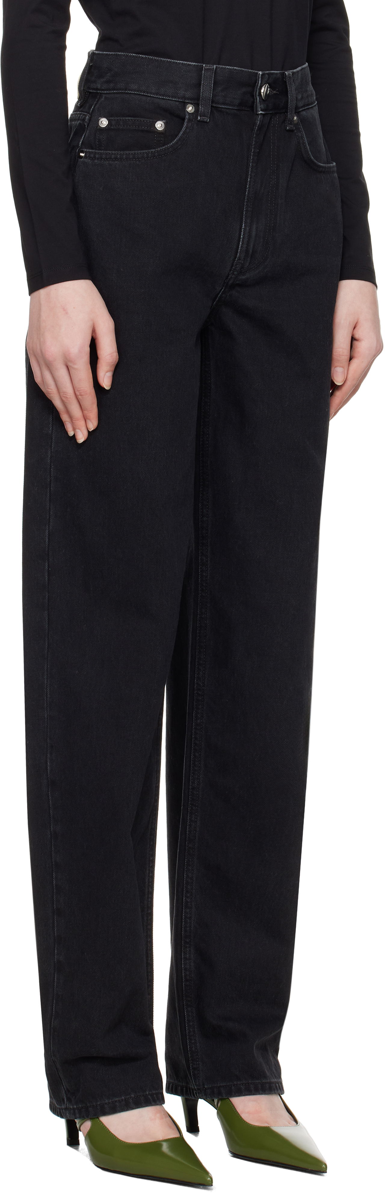Džínsy Loulou de Saison Loulou de Saison Samur Jeans Čierna | SAMUR, 1