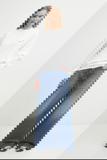 Tričko Carhartt WIP American Script Long-Sleeve T-Shirt Biela | I035466.02XX, 4