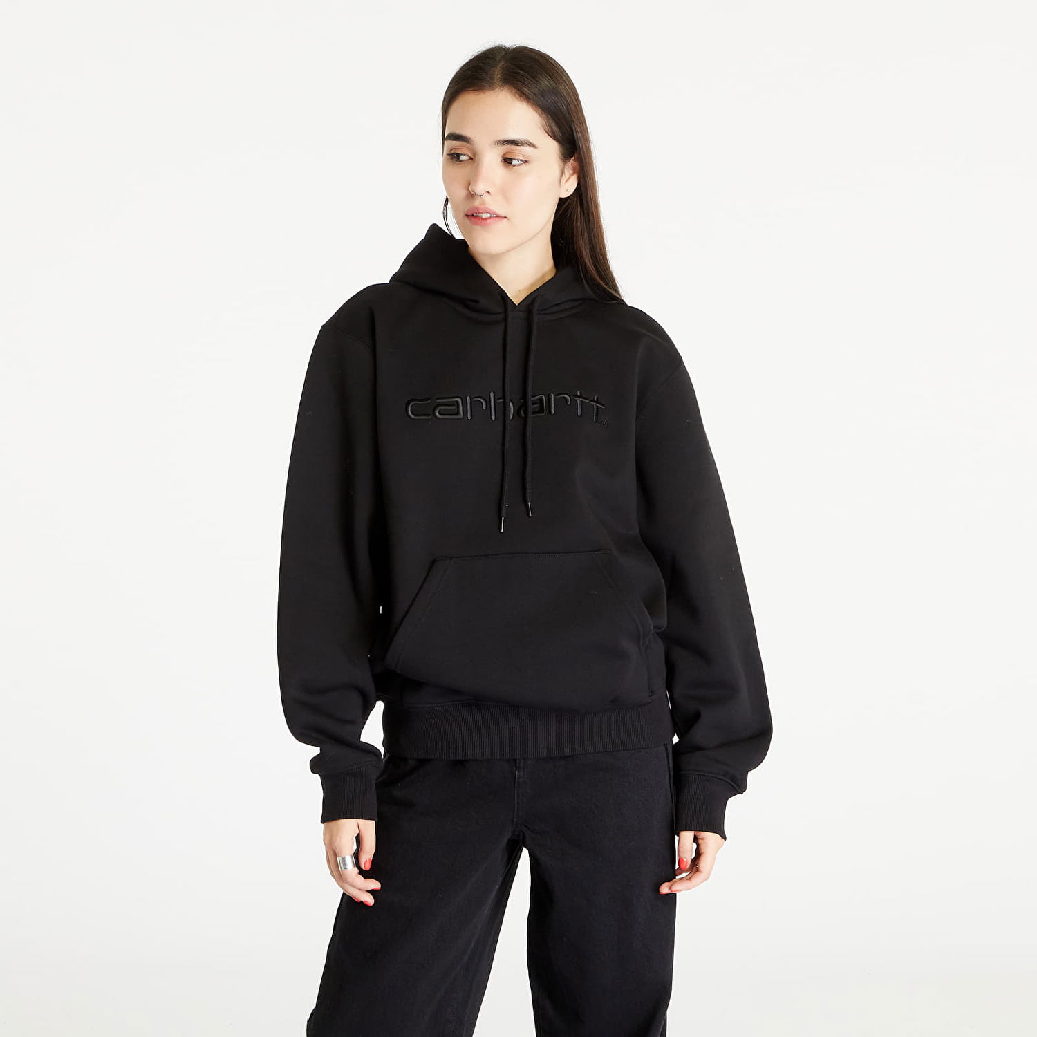 Mikina Carhartt WIP Sweatshirt Hoodie Čierna | I030547.00EXX, 0