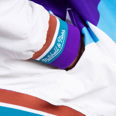 Bomber bunda Mitchell & Ness 75th Anniversary Warm Up Jacket Rôznofarebný | OJBF1201-UJAYYPPPPURP, 4
