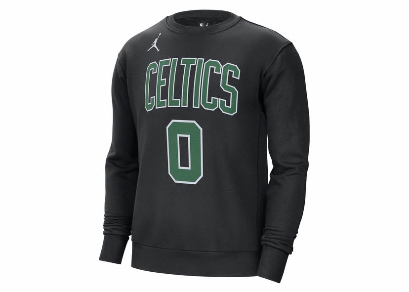 Tričko Jordan Jordan NBA Boston Celtics Jayson Tatum Courtside Statement Edition Fleece Loose Fit Sweatshirt Black Čierna | DN9818-010