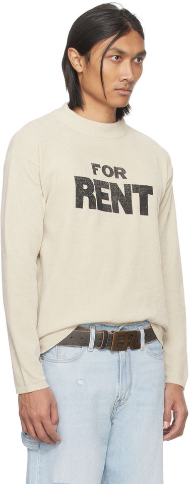 Mikina ERL Printed Crewneck Sweatshirt Béžová | ERL07N026, 1