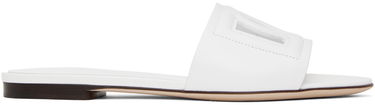 Tenisky a topánky Dolce & Gabbana White 'DG' Cutout Slides Biela | CQ0436 AY329, 0