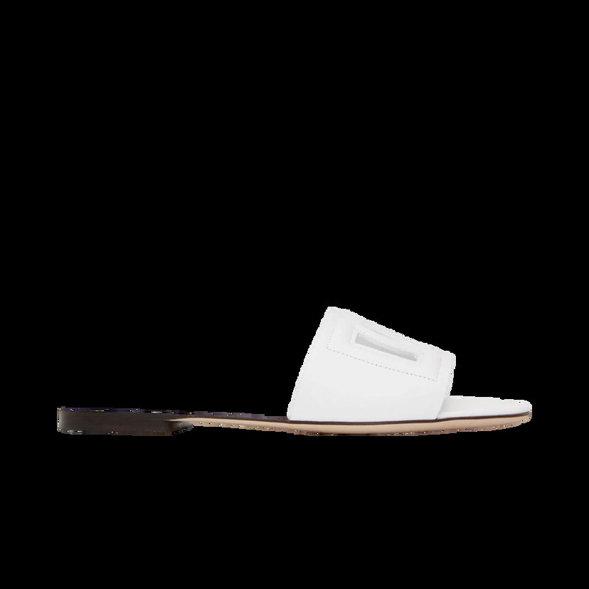 Tenisky a topánky Dolce & Gabbana White 'DG' Cutout Slides Biela | CQ0436 AY329