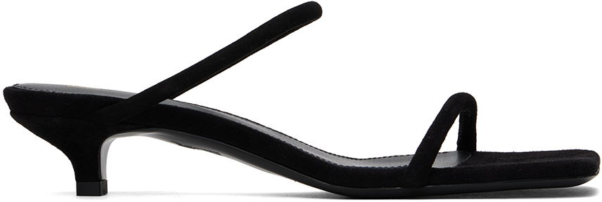 Doplnky TOTEME TOTEME 'The Minimalist' Heeled Sandals Čierna | 243-WAS2065-LE0012, 0