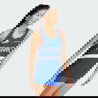 Tielko adidas Performance Team France Adizero Modrá | IT4013, 4