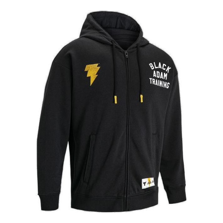 Mikina Under Armour Project Rock Black Adam Training Full Zip Fleece Hoodie Čierna | 1377749-001, 0