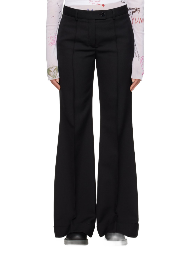 Nohavice Acne Studios Flared Trousers Čierna | AK0684-