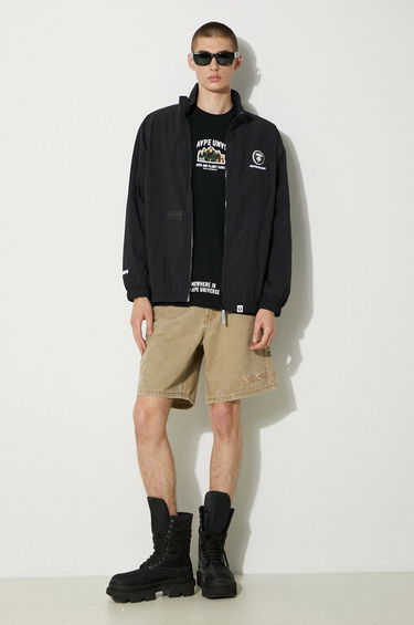 Vetrovka AAPE by A Bathing Ape AAPE Oversize Track Jacket AAPLJM7640XXM Čierna | AAPLJM7640XXM, 1
