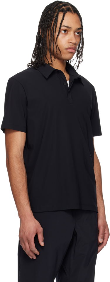 Polo tričko Moncler Moncler Black Logo Patch Polo Čierna | K10918A00010829JP, 1