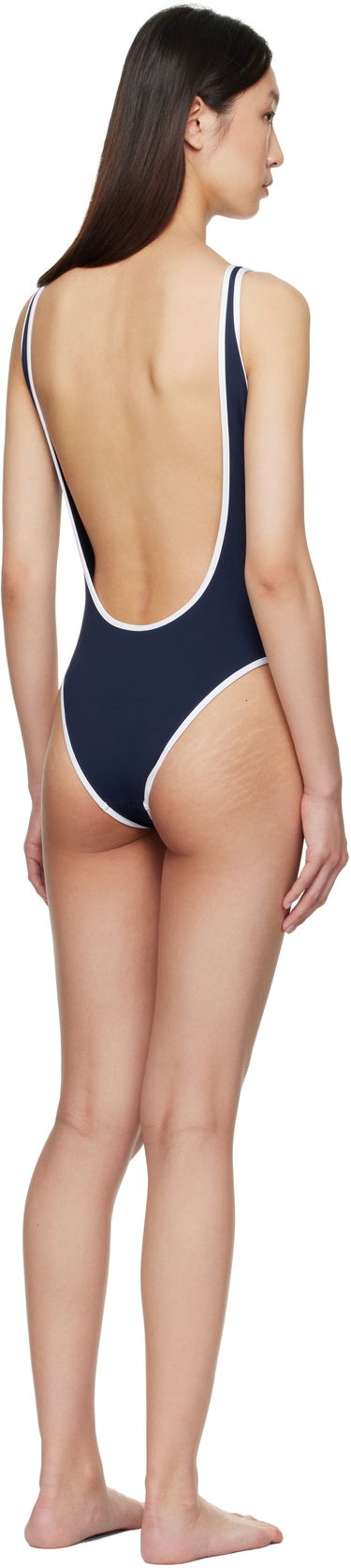Plavky Sporty & Rich Sporty & Rich Carla One Piece Swimsuit Navy | SM017620302BL106, 2