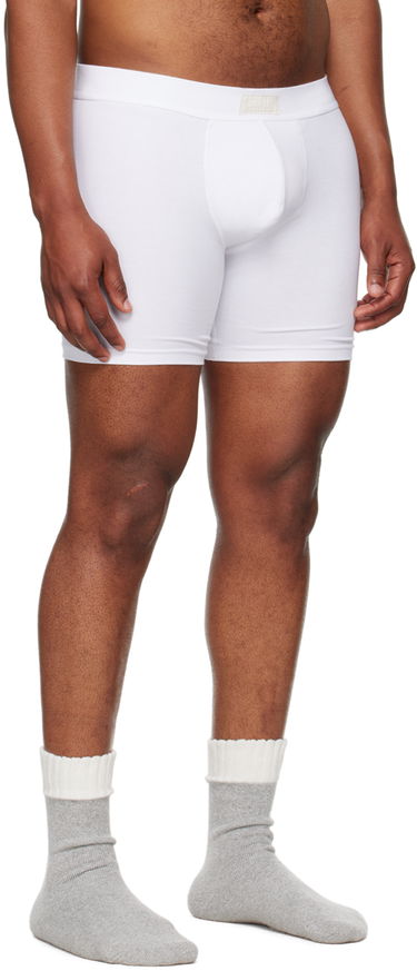 Boxerky SKIMS Three-Pack Cotton Boxer Briefs Čierna | BO-BBR-5635M, 4