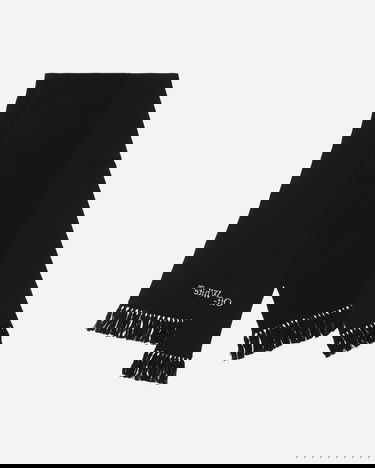 Šál Off-White Glitch Bookish Knit Scarf Black Čierna | OMMA051F23KNI001 1001, 3