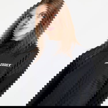 Bunda adidas Performance Terrex Xperior Climawarm+ Wind Light Fleece Hooded Jacket Čierna | JF1228, 2