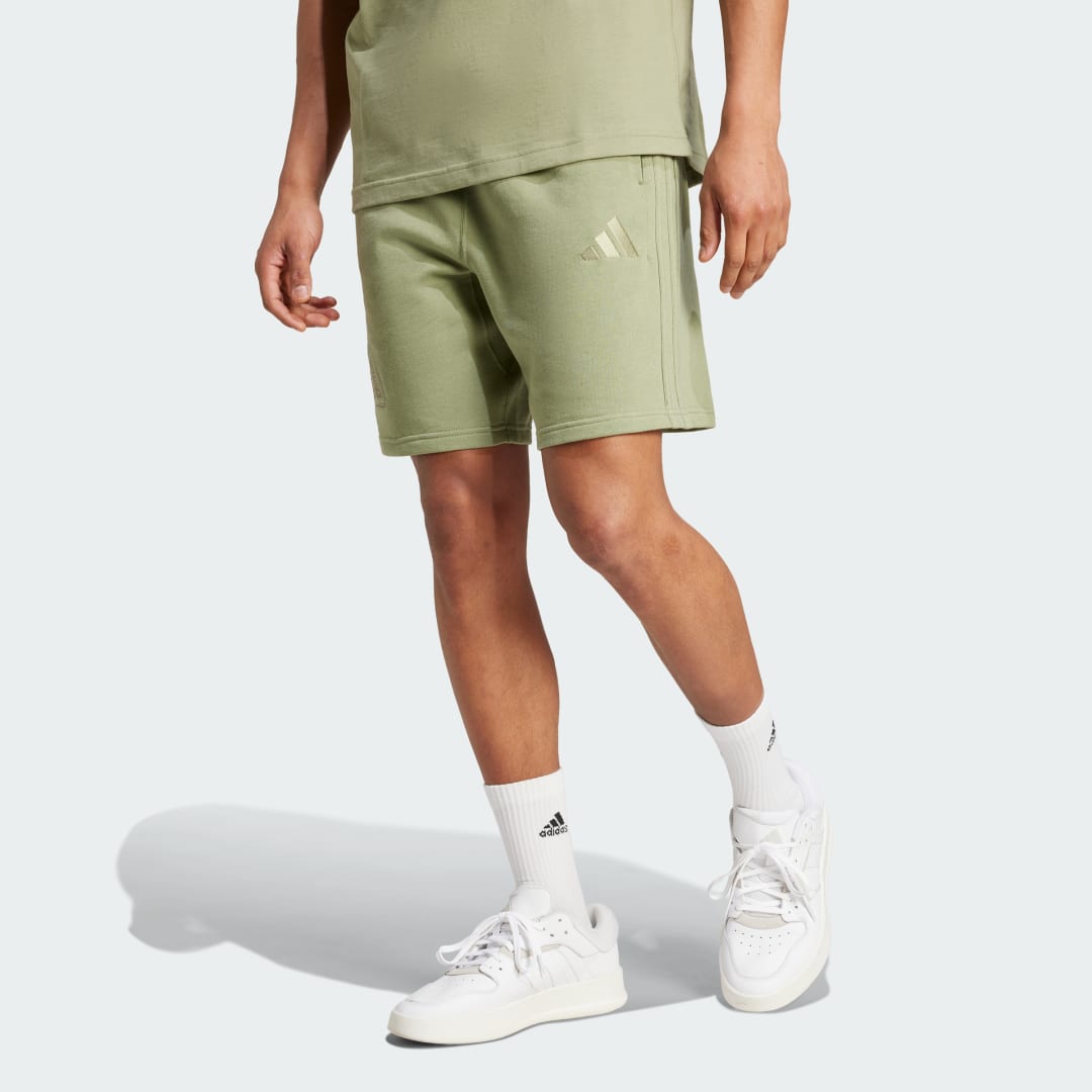 Šortky adidas Performance ALL SZN Graphic Terry Shorts Zelené | IY6573, 0