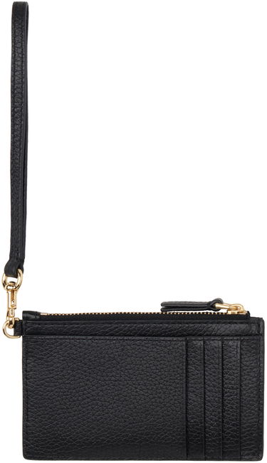 Peňaženka Marc Jacobs Marc Jacobs Leather Top Zip Wristlet Wallet Čierna | S125L01RE22, 1