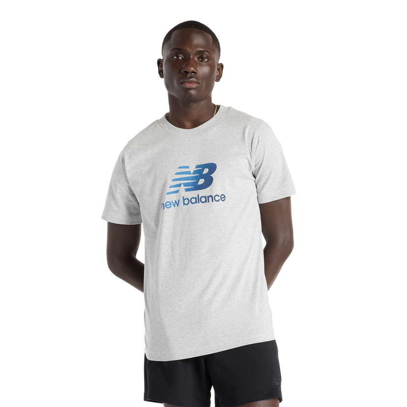 Tričko New Balance Sport Essentials Gradient Logo T-Shirt Šedá | MT51503-AG