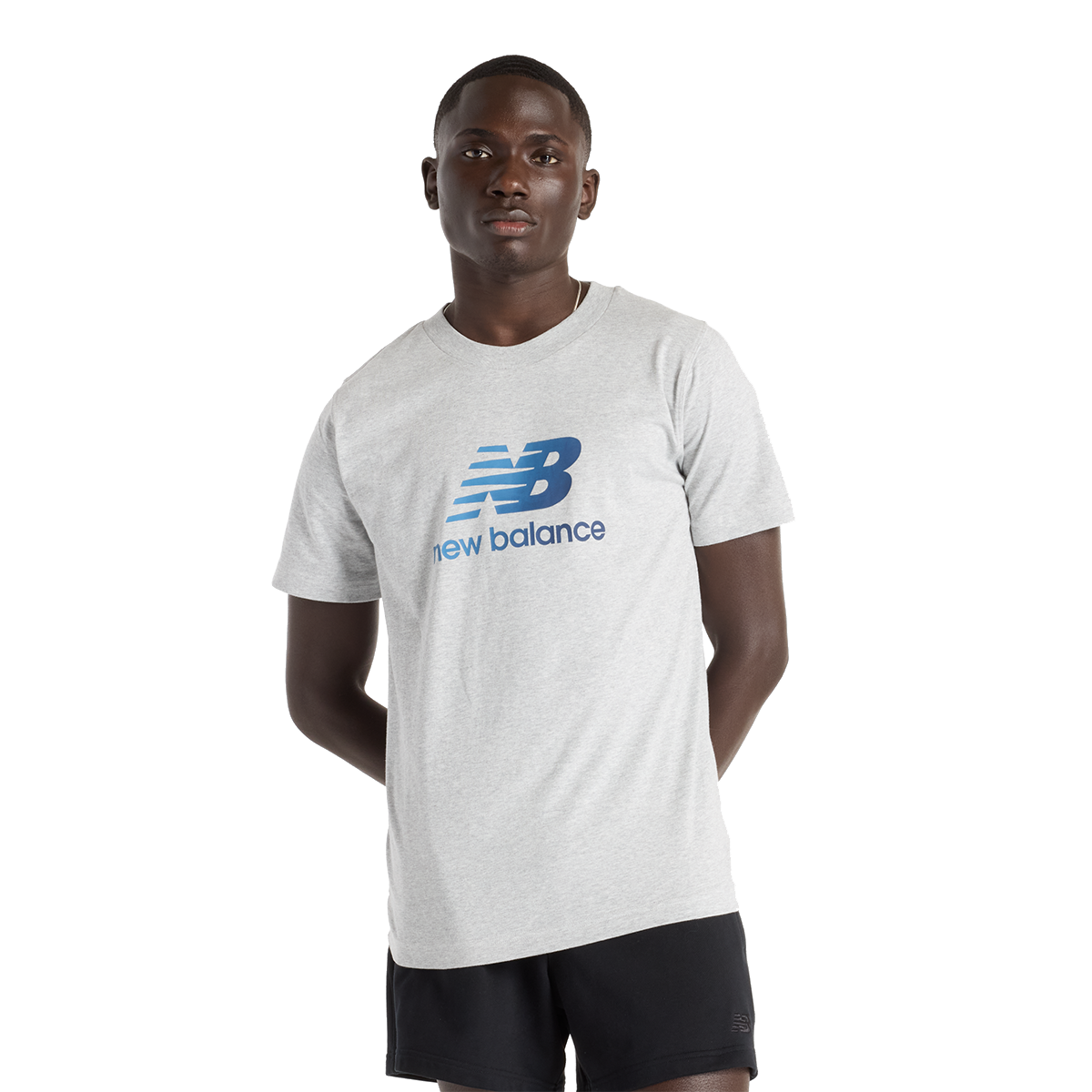Tričko New Balance Sport Essentials Gradient Logo T-Shirt Šedá | MT51503-AG, 0