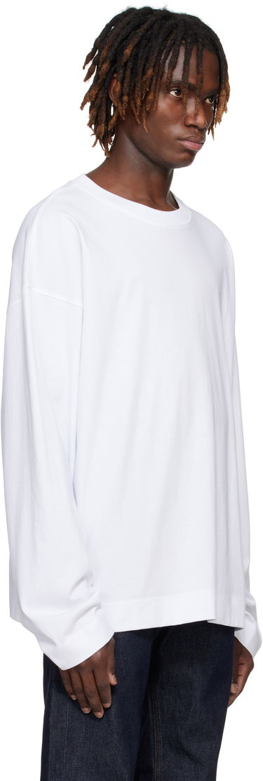 Sveter Dries Van Noten Dries Van Noten Long Sleeve T-Shirt Biela | 251-021112-1603, 1
