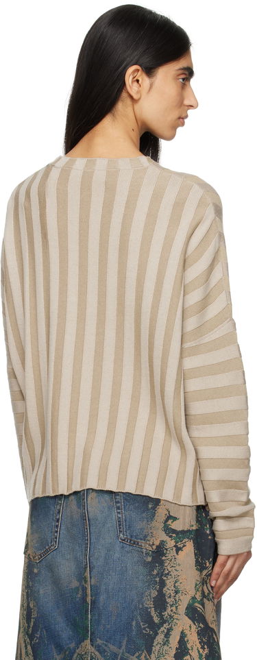 Sveter Eckhaus Latta Eckhaus Latta Keyboard Knit Sweater Béžová | 8026-EL-PS25-DU -, 2