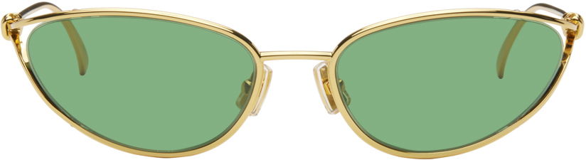 Slnečné okuliare Bottega Veneta Cat-Eye Sunglasses Metalická | BV1330S-004, 0
