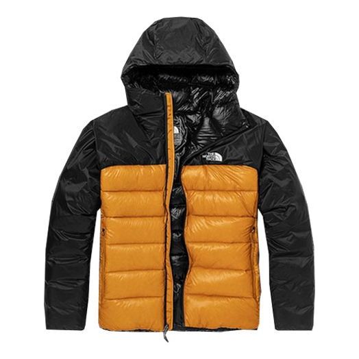 Prešívaná bunda The North Face Nuptse Hooded Down Jacket Žltá | NF0A4N9X-AUV