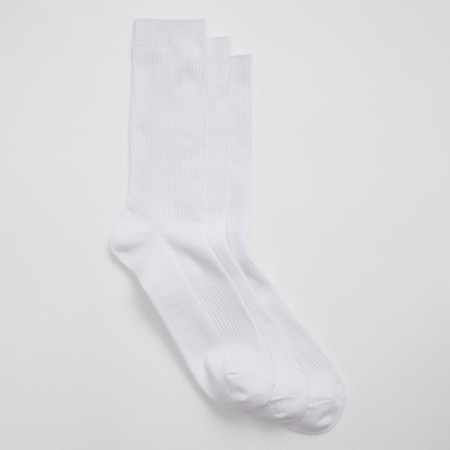 Ponožky GAP Basic Crew Socks 3-Pack Optic White V6 Biela | 733789-03, 0