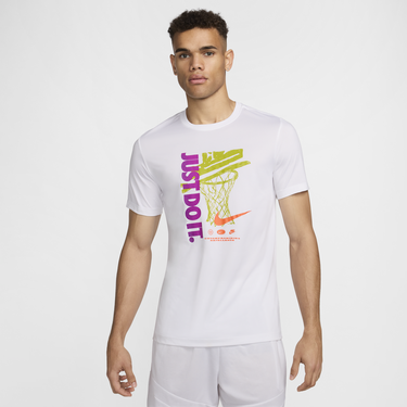 Tričko Nike Dri-FIT Basketball Tee Biela | FZ8085-100, 4