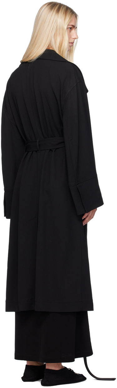 Kabáty TOTEME TOTEME Signature Shawl Collar Long Coat Čierna | 243-WRO3318-FB0187, 2