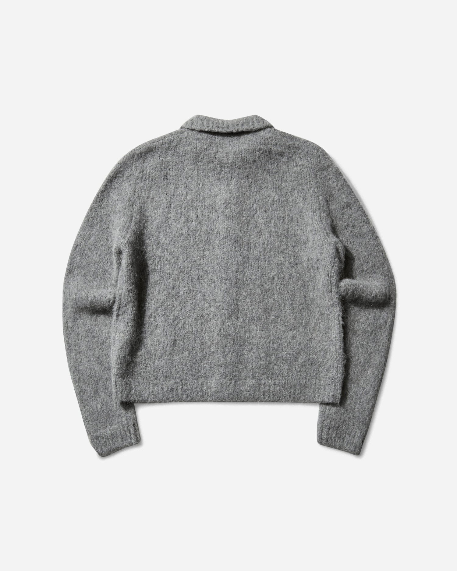 Sveter Dries Van Noten Cropped Wool Cardigan Šedá | 252-021225-2709 804, 0