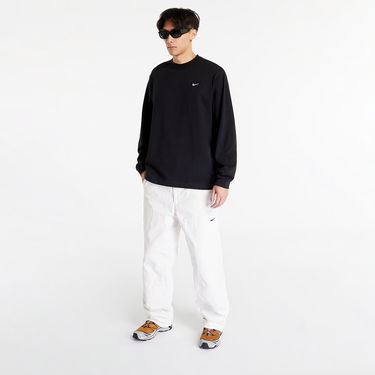 Tričko Nike Solo Swoosh Longsleeve T-Shirt Čierna | DX0884-010, 4