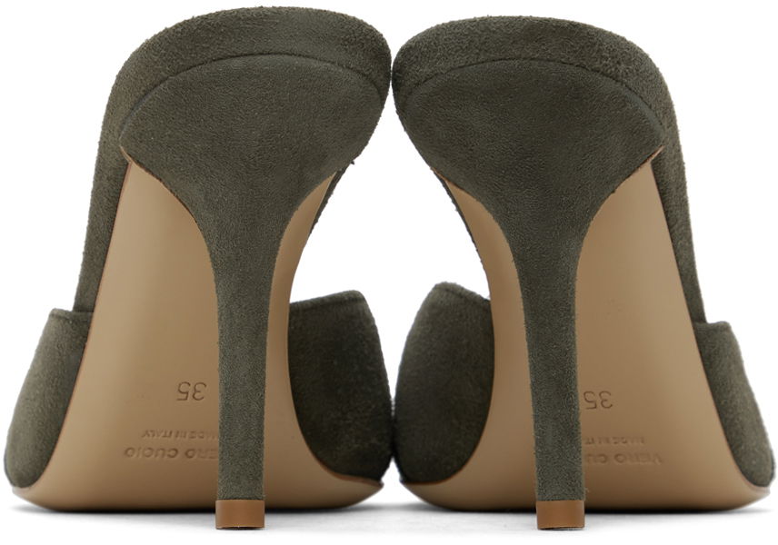 Šperky Miaou GIABORGHINI Edition June Suede Mules Zelené | JUMU-LNLS, 1