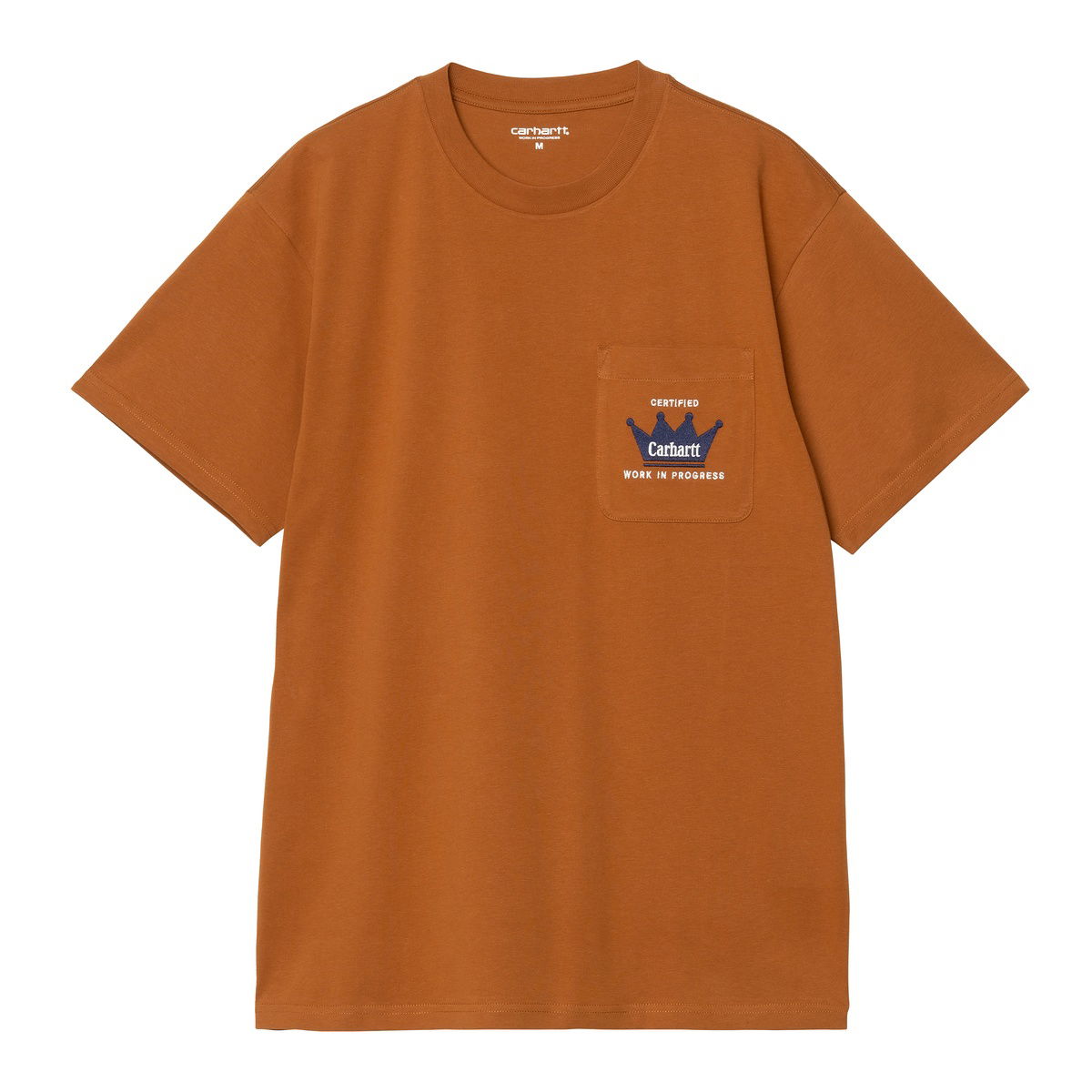 Tričko Carhartt WIP Carhartt WIP Crown Pocket Short Sleeve T-Shirt Hnedá | I034673_9, 0