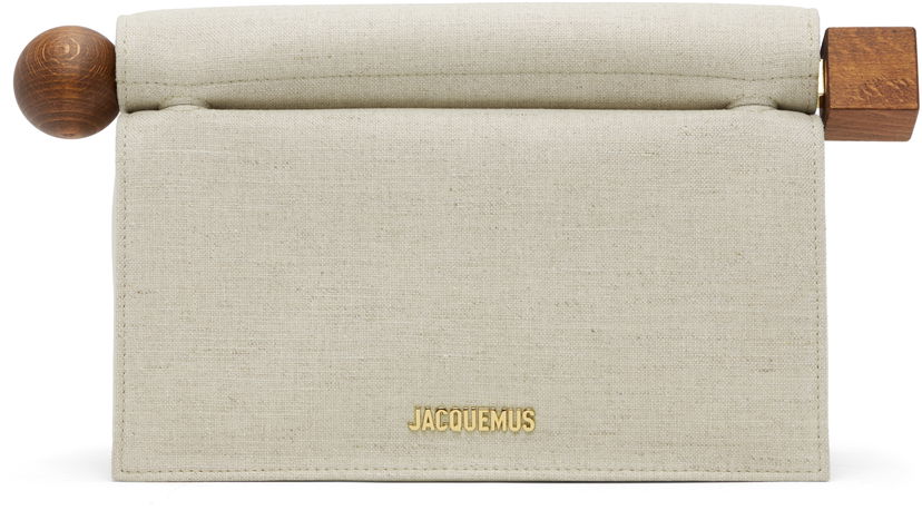 Kabelka Jacquemus The Rond Carré Clutch Béžová | 25HBAW00356AW00094